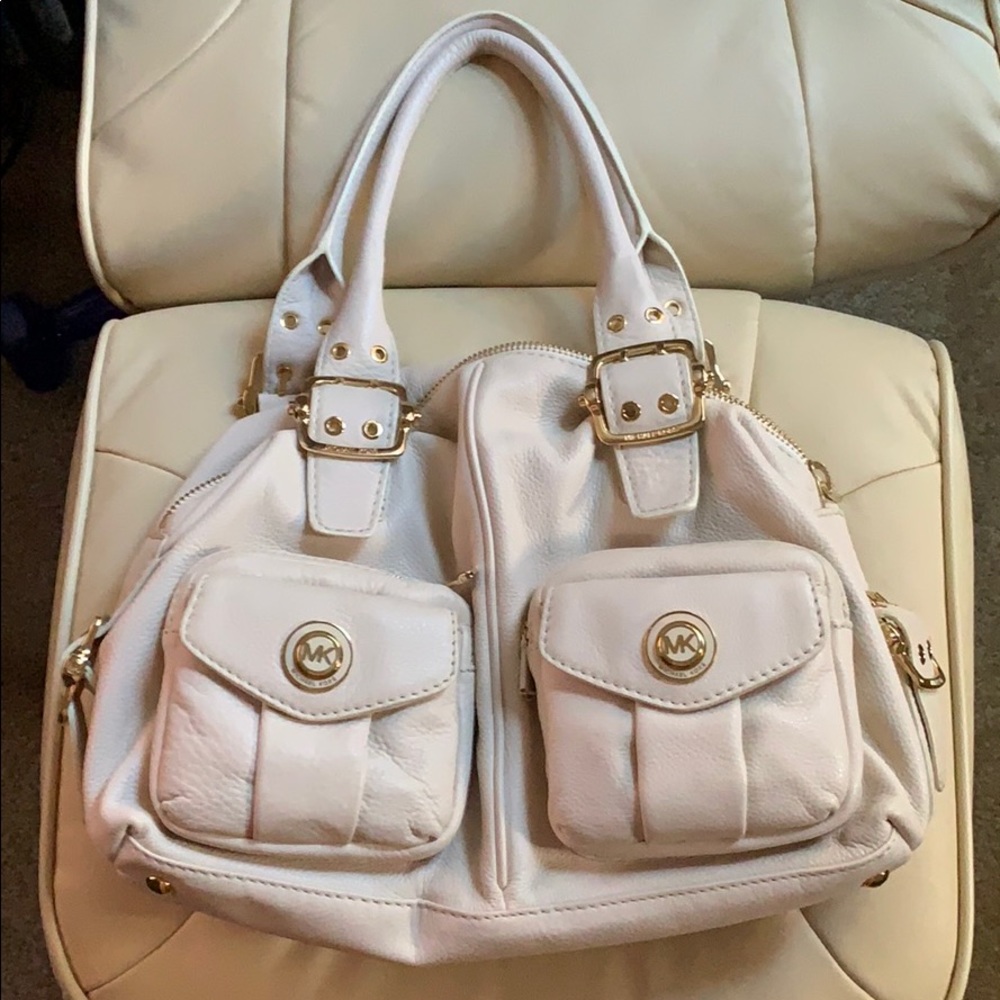 Michael Kors leather hobo satchel
